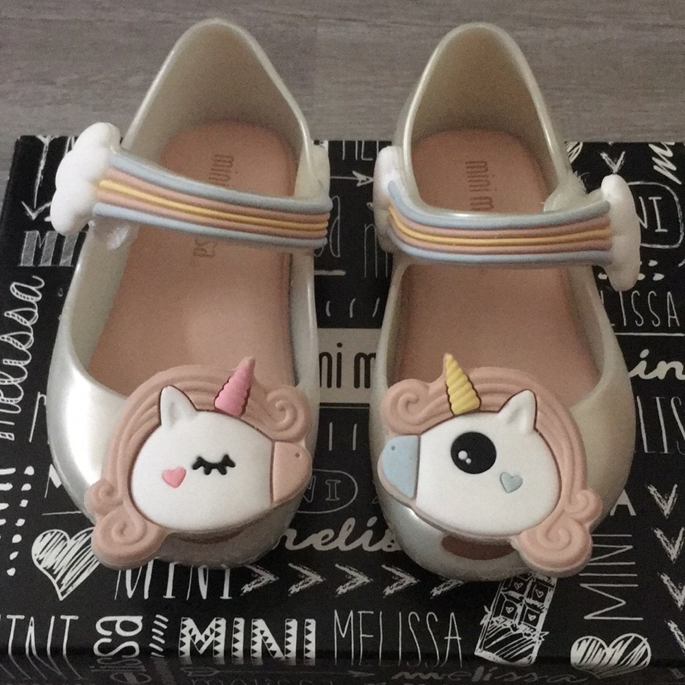 Mini Melissa Ultragirl Unicorn Ballet Flats